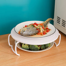 Load image into Gallery viewer, Multifunctional Microwave Heating Tiered Tray Rack