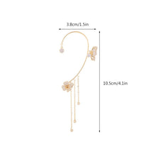 Load image into Gallery viewer, Butterfly Tassel Style Zircon Earrings