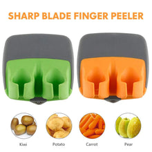 Load image into Gallery viewer, Two finger shaved fruit peeler