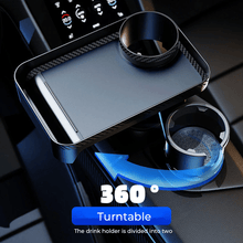 Load image into Gallery viewer, Car Cup Holder Extension Multifunctional Tray with 360° Rotatable💗