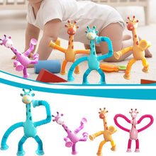 Load image into Gallery viewer, Telescopic suction cup giraffe toy