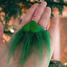 Load image into Gallery viewer, HAIRY GRINCHY BALL CHRISTMAS ORNAMENT