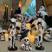 Load image into Gallery viewer, Resin Skeleton Decoration Light &amp; Skull Crow Light