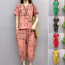 Load image into Gallery viewer, Printed Fashion Two Piece Set