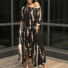 Load image into Gallery viewer, Irregular Dress withTtie-dye Print