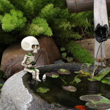 Load image into Gallery viewer, 💟Fishing Skeleton Garden Accessory💟