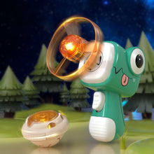 Load image into Gallery viewer, Luminous Flying Saucer Dinosaur Gyroscope