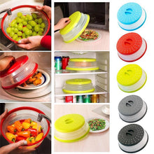 Load image into Gallery viewer, Collapsible Microwave Plate Cover