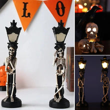 Load image into Gallery viewer, Resin Skeleton Decoration Light &amp; Skull Crow Light