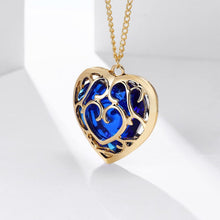 Load image into Gallery viewer, Cutout Heart Crystal Necklace