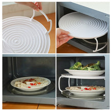 Load image into Gallery viewer, Multifunctional Microwave Heating Tiered Tray Rack