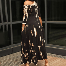 Load image into Gallery viewer, Irregular Dress withTtie-dye Print