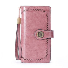 Load image into Gallery viewer, Long retro phone wallet -Cow Leather