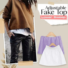 Load image into Gallery viewer, Women High Waist Fake Top Lower Sweep