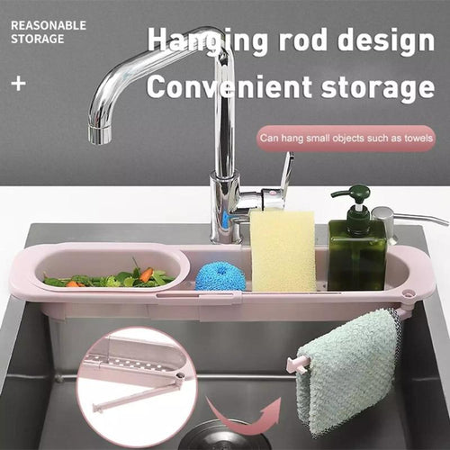 Multifunctional Kitchen Telescopic Rack🔥50% OFF TODAY🔥