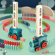 Load image into Gallery viewer, Domino Train Blocks Set Building and Stacking Toy For Kids