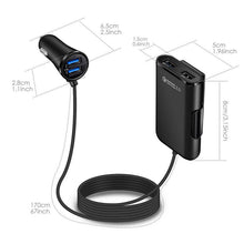 Load image into Gallery viewer, 4 in 1 Car Rear Seat Charger