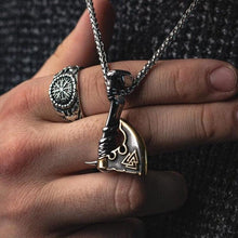 Load image into Gallery viewer, Nordic Vikings Axe Necklace