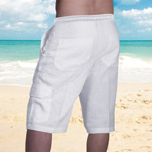 Load image into Gallery viewer, Men&#39;s Casual Linen Shorts