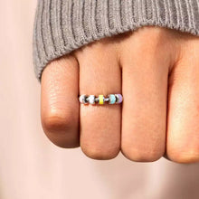 Load image into Gallery viewer, Titanium Steel Enamel Fingertip Ring