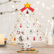 Load image into Gallery viewer, DIY Wooden Mini Christmas Tree Set