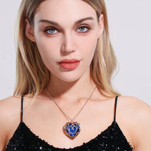 Load image into Gallery viewer, Cutout Heart Crystal Necklace