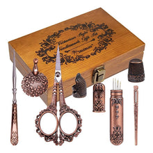 Load image into Gallery viewer, Vintage 5-Piece Set of Pointed Scissors