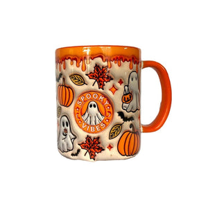 👻Pumpkin Coffee Cup With Ghost