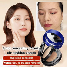 Load image into Gallery viewer, 2 in 1 Cushion Pressed Powder Concealer Liquid Foundation