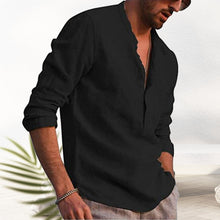 Load image into Gallery viewer, V-neck Linen Shirt