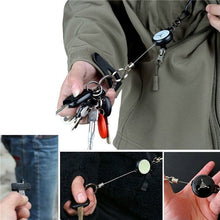 Load image into Gallery viewer, Keychain With Retractable Wire Cord (3 Pcs)