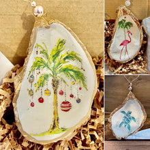 Load image into Gallery viewer, Oyster Shell Art Ornament | Christmas gift