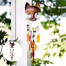 Load image into Gallery viewer, Handicraft Metal Fun Catfish Wind Chime