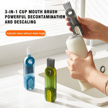 Load image into Gallery viewer, 3 in 1 Cleaning Brush Multifunctional Bottle Gap Cleaner Brush