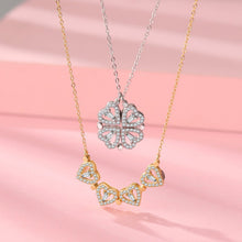 Load image into Gallery viewer, Hollow Four-Leaf Clover Necklace