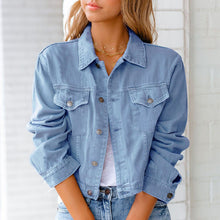 Load image into Gallery viewer, Colorful Denim Jacket