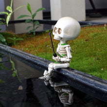 Load image into Gallery viewer, 💟Fishing Skeleton Garden Accessory💟
