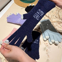 Load image into Gallery viewer, Cute Wool Knitted Gloves