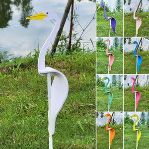 Swirl Dancing Birds Lawn Ornament Whimsical Dynamic Birds💗