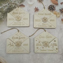 Load image into Gallery viewer, Letter to Santa Christmas Ornament
