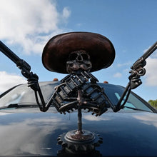 Load image into Gallery viewer, 💀Cowboy Skull Gunslinger Hood Ornament💀