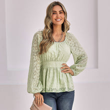 Load image into Gallery viewer, Women's Lantern Sleeve Shirt