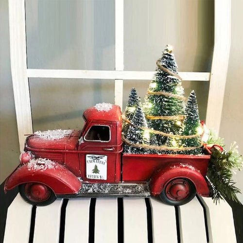 🎄Red Farm Truck Christmas Decor🔥