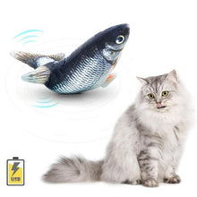Load image into Gallery viewer, 🐟Plush Simulation USB Charging Cat Fish Toy🐟