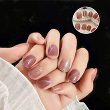 Load image into Gallery viewer, Mysterious Cat Eye Nail Patch with Jelly Gum (24PCS)