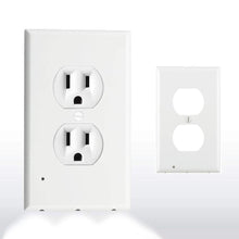 Load image into Gallery viewer, Outlet Wall Plate With LED Night Lights