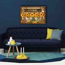 Load image into Gallery viewer, Butterfly Sunflowers Wall Art