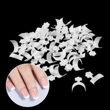Load image into Gallery viewer, Glue-On French Manicure Nails Kit (100 pcs)