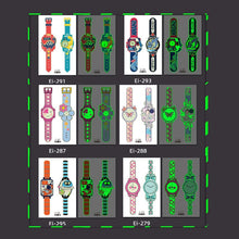 Load image into Gallery viewer, Children's Watch Racing Cartoon Luminous Tattoos Stickers
