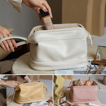 Load image into Gallery viewer, PU Portable Travel Cosmetic Storage Bag